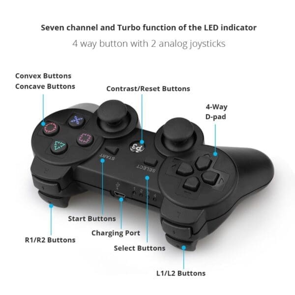 Wireless Controller For Ps3 Gamepad For Ps3 Bluetooth 4 0 Joystick For Usb Pc Controller For 5