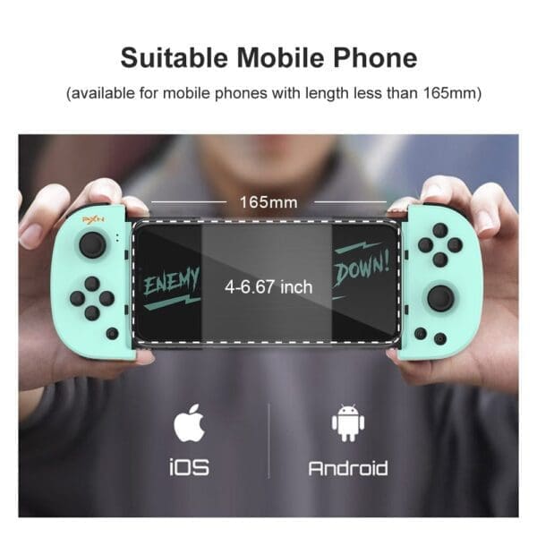 P N P30pro Wireless Bluetooth Gamepad 4 6 67 Inch Mobile Phone Game Controller For Android Iphone 1