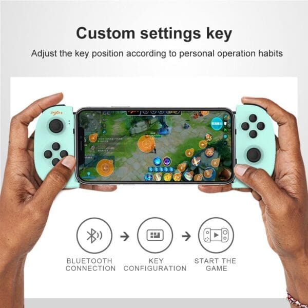 P N P30pro Wireless Bluetooth Gamepad 4 6 67 Inch Mobile Phone Game Controller For Android Iphone 2