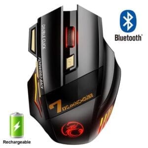 Rechargeable Wireless Mouse Bluetooth Gamer Gaming Mouse Computer Ergonomic Mause With Backlight Rgb Silent Mice For