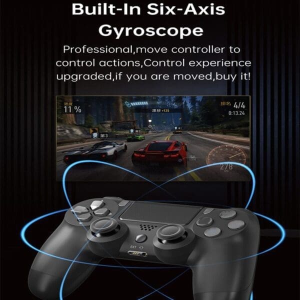 Bluetooth Double Vibration Controller For Ps4 Ps3 Wireless Gamepad Joystick For Ps4 Games Console Usb 6a Is 4