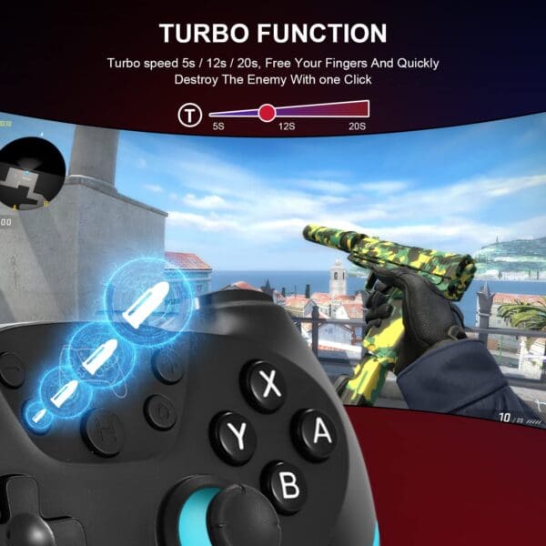 Compatible Nintendo Switch Controller Wireless Bluetooth Gamepads For Nintendo Switch Pro Oled Console Control Joystick Wake 4