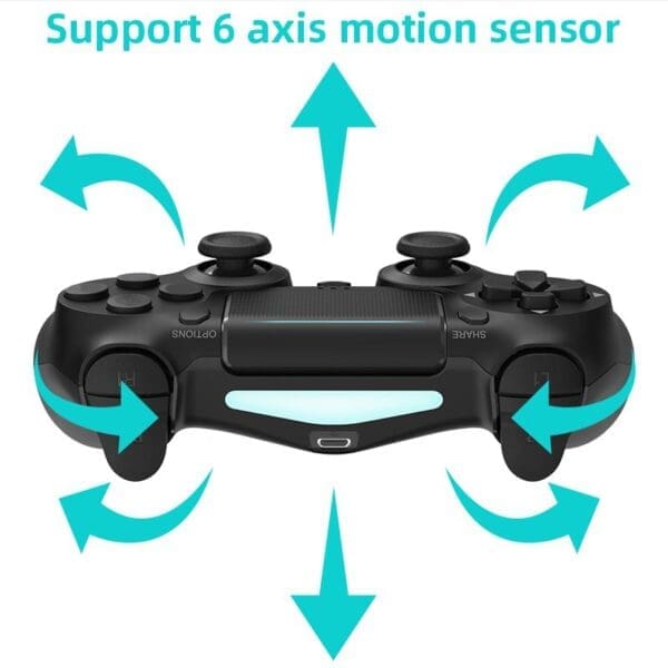 Data Frog Bluetooth Compatible Wireless Controller For Ps4 Slim Pro Pc Vibration 6 A Is Motion Sensor 3