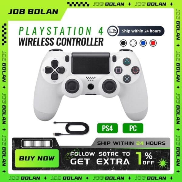 Job Balon Wireless Game Controller For Ps4 Bluetooth Compatible Vibration Gamepad For Ps4 Slim Pro Console