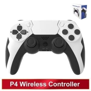 New Wireless Controller Bluetooth Gamepad Double Vibration 6a Is Joypad With Touchpad Microphone Earphone Port For Ps4