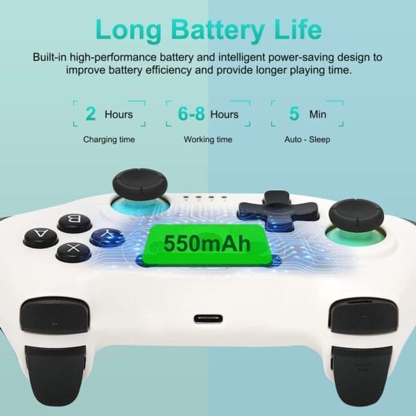 Wireless Bluetooth Gamepad For Nintend Switch Accessories Pro Controller Joystick For Switch Game Console With 6 3