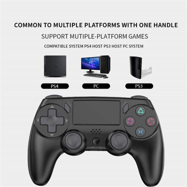 Wireless Controller Dual Vibration Bluetooth Gamepad For Ps4 Ps3 Game Console Pc Joystick With 6 A Is 2
