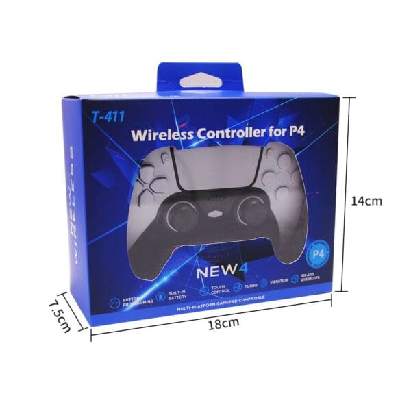 Wireless Controller With1000mah Battery Dual Vibration 6 A Is Touch Pad Compatibility Switch Ps4 Pc Android Ios 2