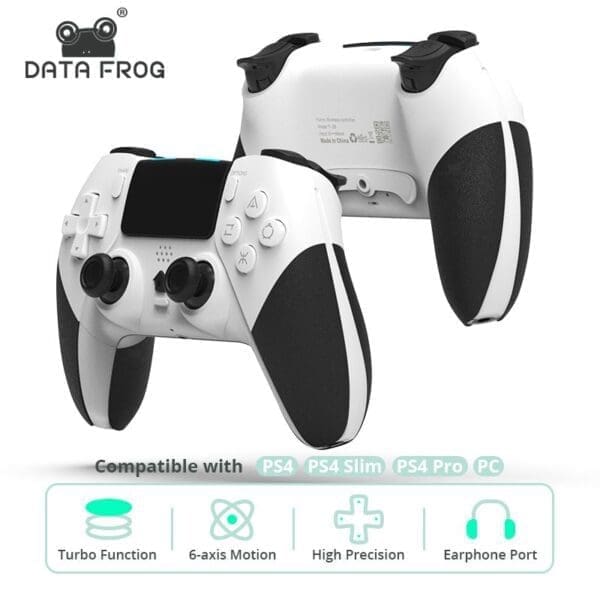 Data Frog Bluetooth Compatible Wireless Controller For Ps4 Gamepad For Pc Joystick For Ps4 Ps4 Pro
