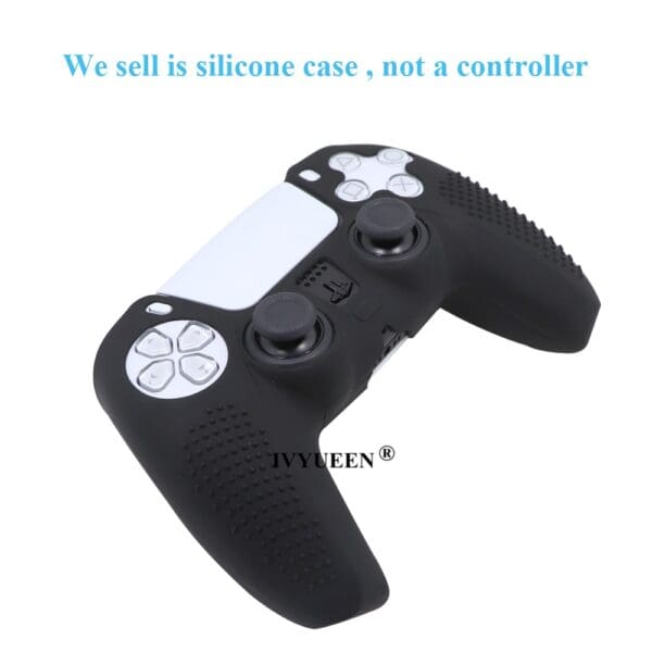 Ivyueen Anti Slip Silicone Cover Skin For Playstation Dualshock 5 Ps5 Controller Case Thumb Stick Grip 5
