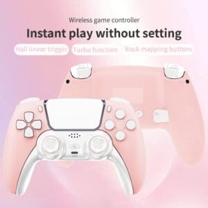 Wireless Controller Compatible Ps4 Ps3 Switch Android Ios Gamepad With 1000mah Battery Turbo Programming Button Hall