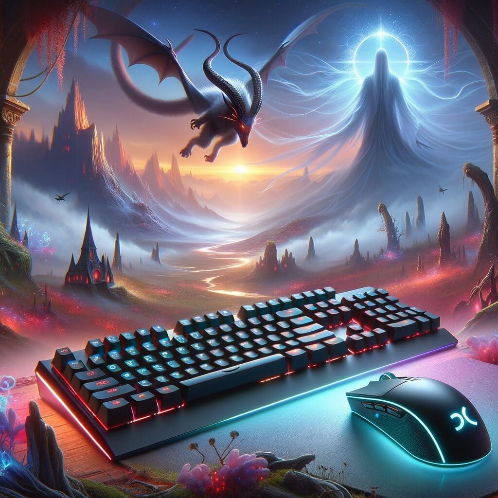 Unleash Gaming Freedom: Experience Wireless Power with Keyboard and Mouse